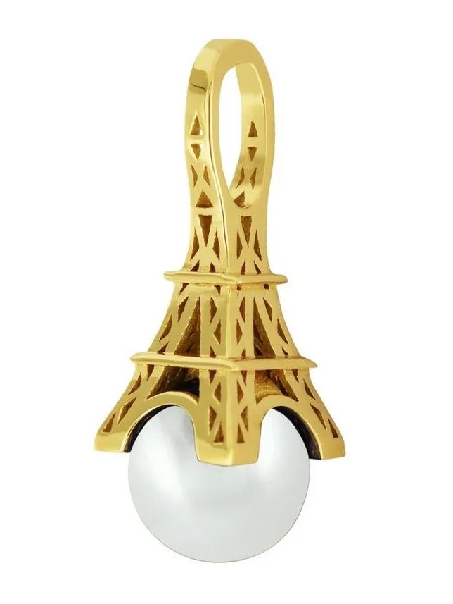 Tournaire
French Kiss collection gold pearl pendant