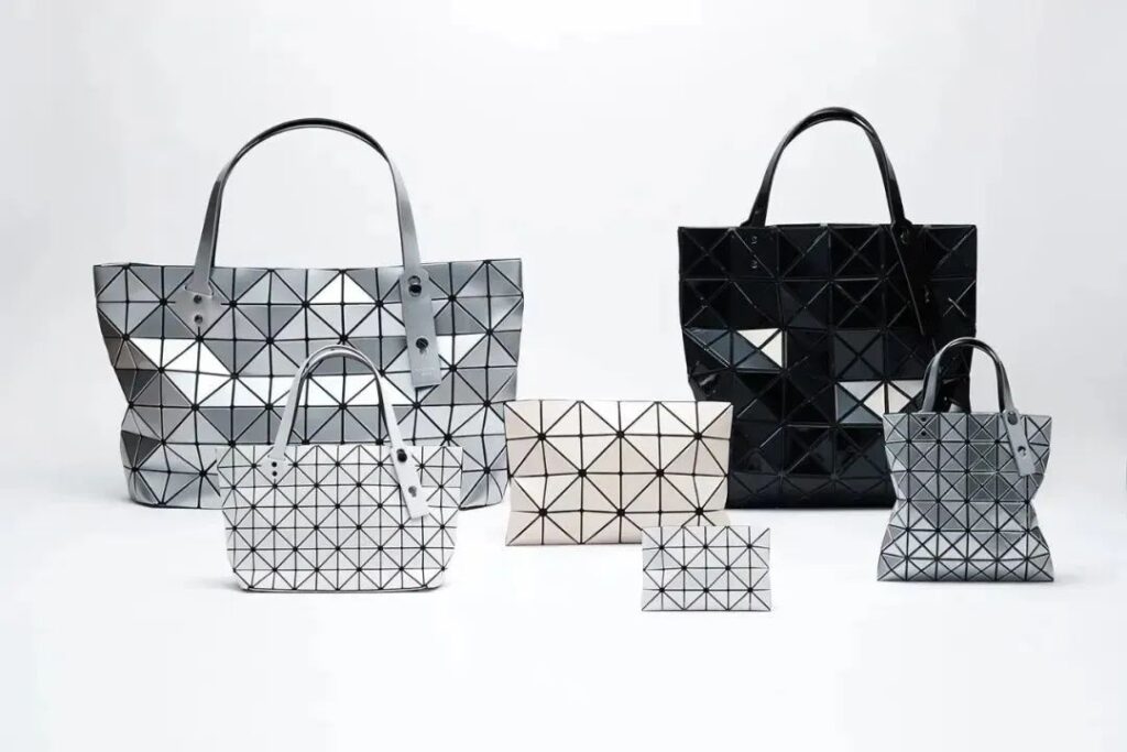 Miyake Six-grid tote bag