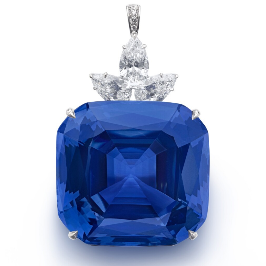 Sapphire and Diamond Pendant