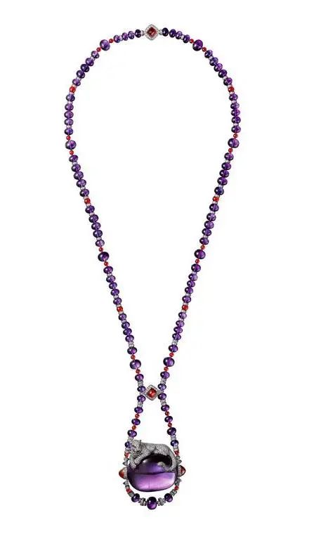 Cartier Panther Series Necklace
White gold, amethyst, ruby, diamonds