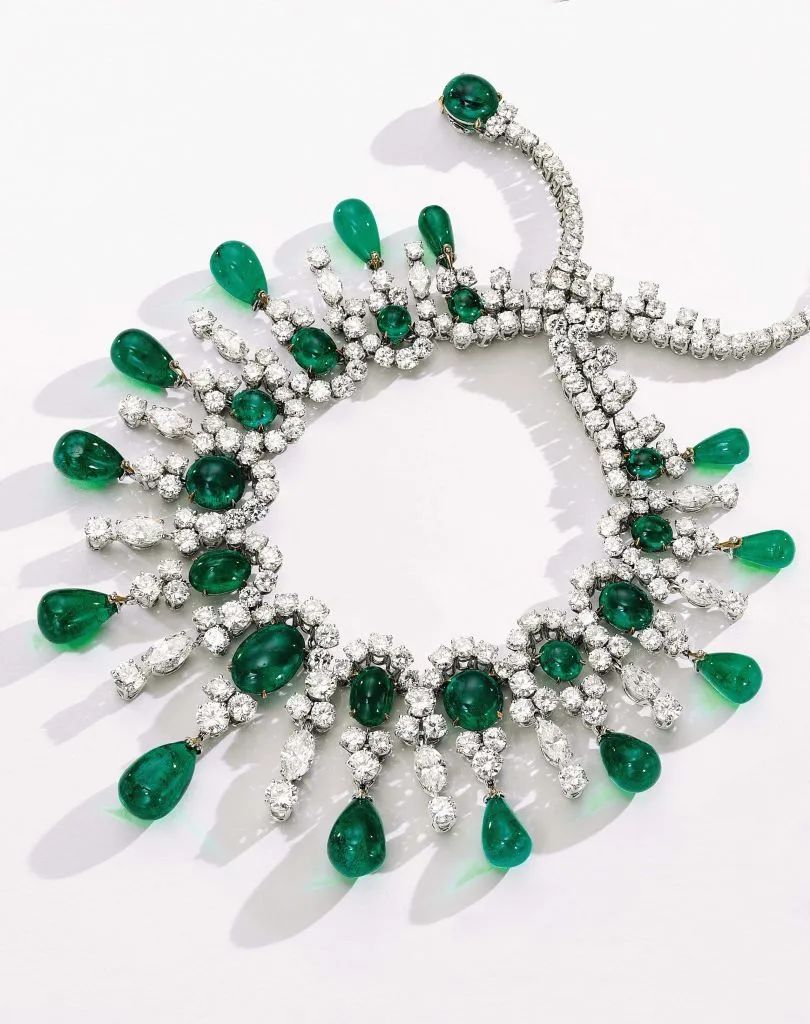 Brooke Astor's Bulgari emerald necklace