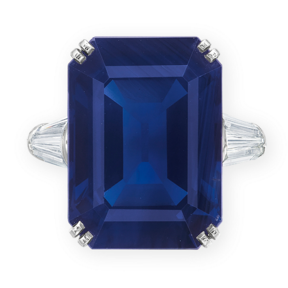 Sapphire and Diamond Ring