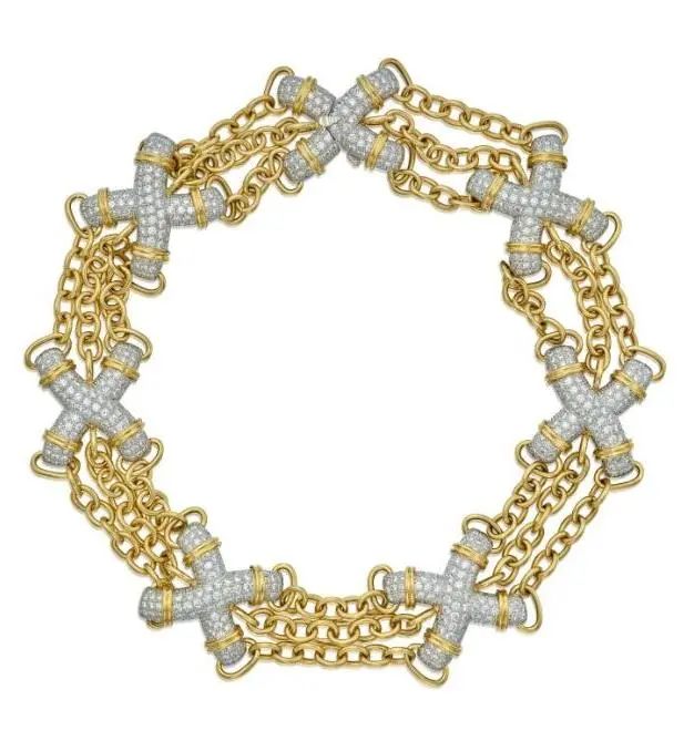 Schlumberger for Tiffany & Co. 
Bracelet, Gold and Diamonds