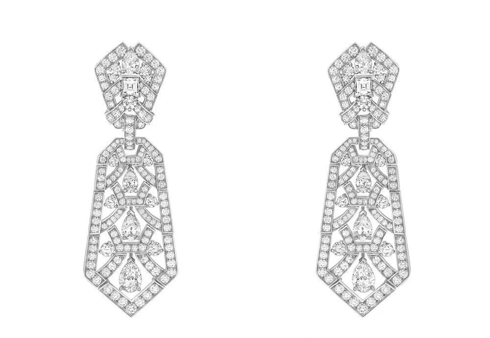 Chrysler White Gold Earrings, by Van Cleef & Arpels