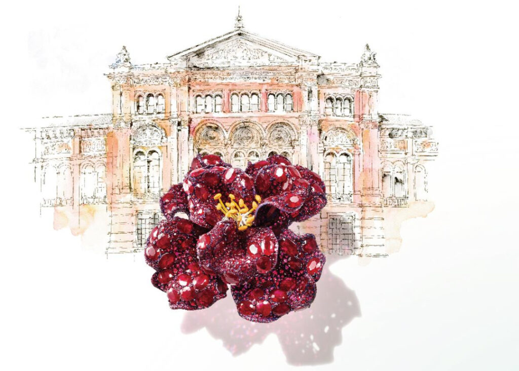 2018 Black Label Masterpiece Series
Ruby Peony Brooch
Victoria and Albert Museum, UK
Inducted into the collection in 2021