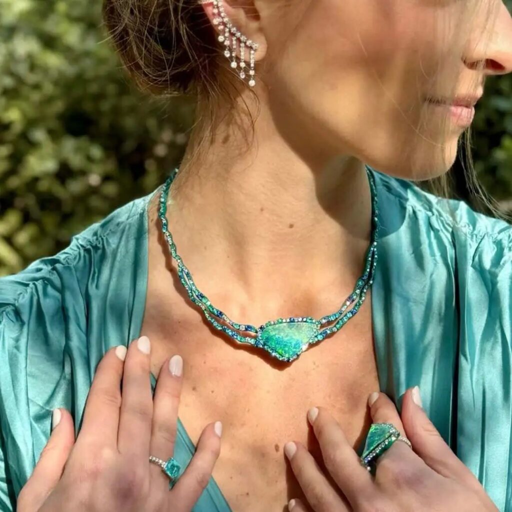 Jewelry Trends Blue Radiance Opal