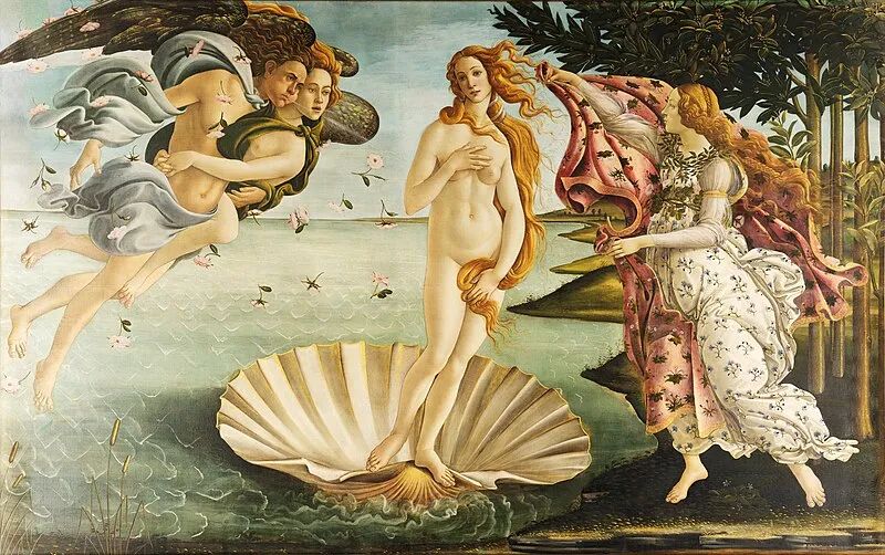 Sandro Botticelli's "The Birth of Venus"
Circa 1480