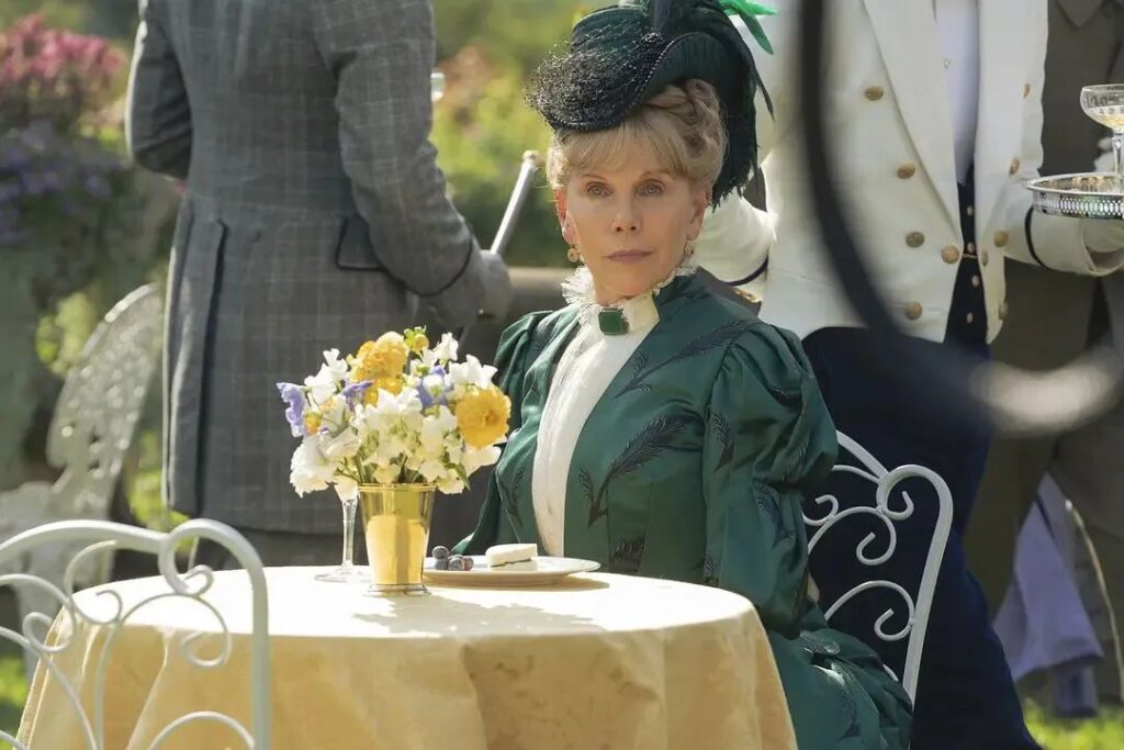 Mrs. Agnes van Rhijn wearing Victorian-style daytime jewelry