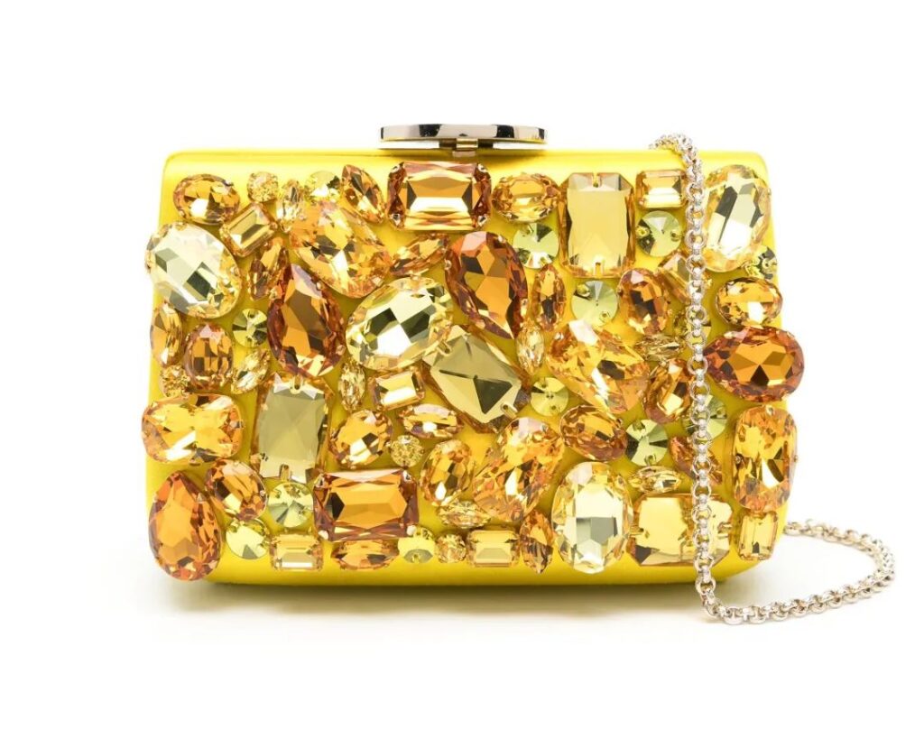 Giambattista Valli crystal-embellished clutch