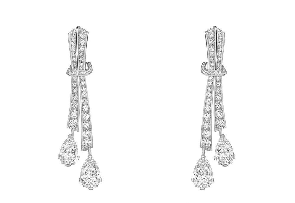 Dear Liz White Gold Earrings, by Van Cleef & Arpels