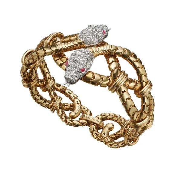 Bulgari
Serpenti vintage collection bracelet, 1950s