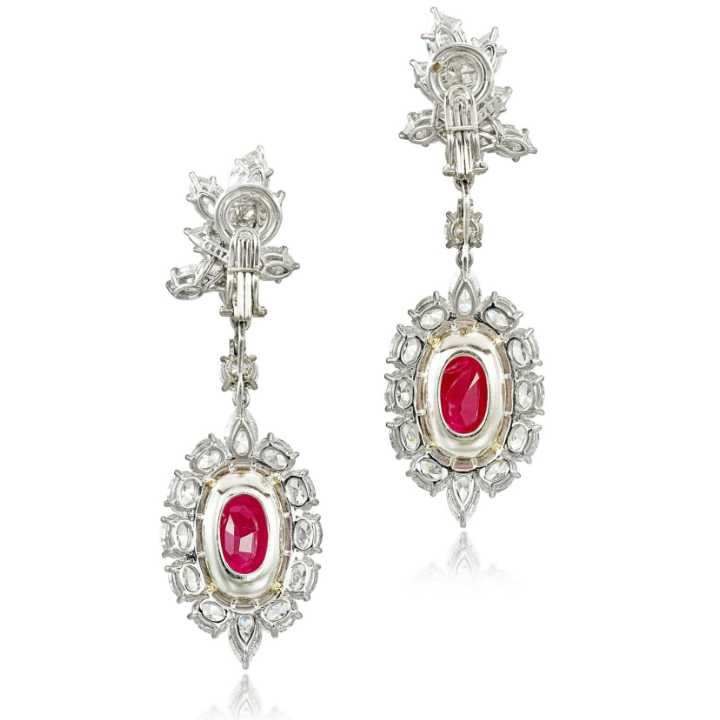 Harry Winston | "Burmese" Ruby Earrings