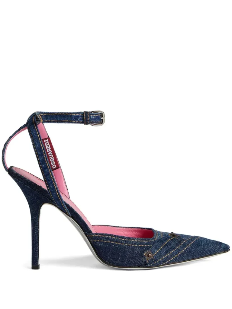 Dsquared2 Pointed-toe Denim High Heels