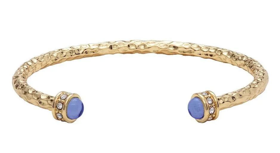 Kate's new addition this year:
Halcyon Days Hammered Torque bangle