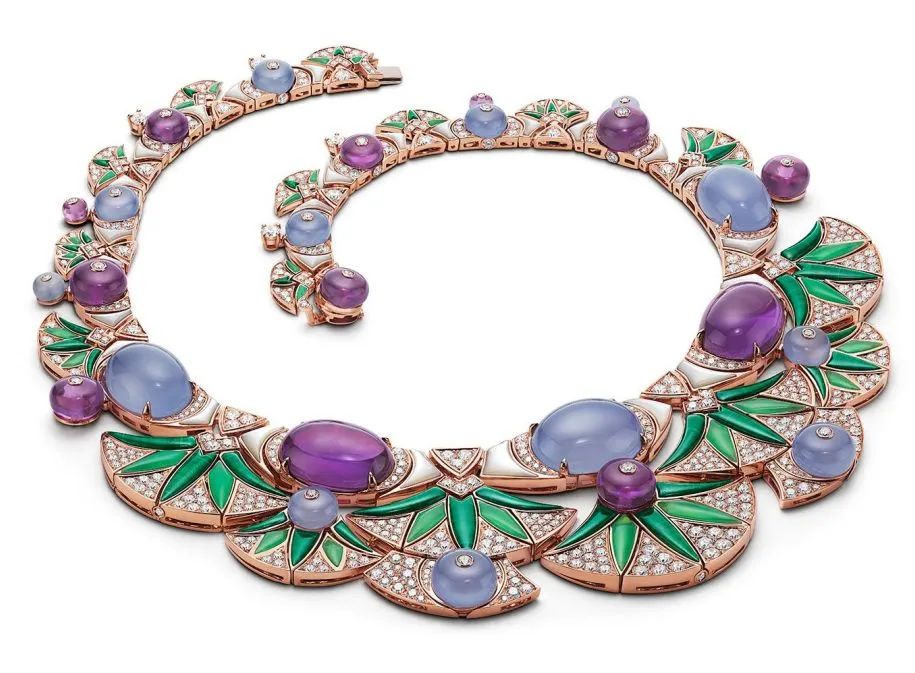 Bvlgari
Magnifica High Jewelry Collection Necklace
Set with amethyst and purple chalcedony